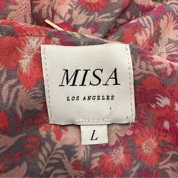 MISA Lilyanna Pink Floral Top Large - Picture 6 of 8